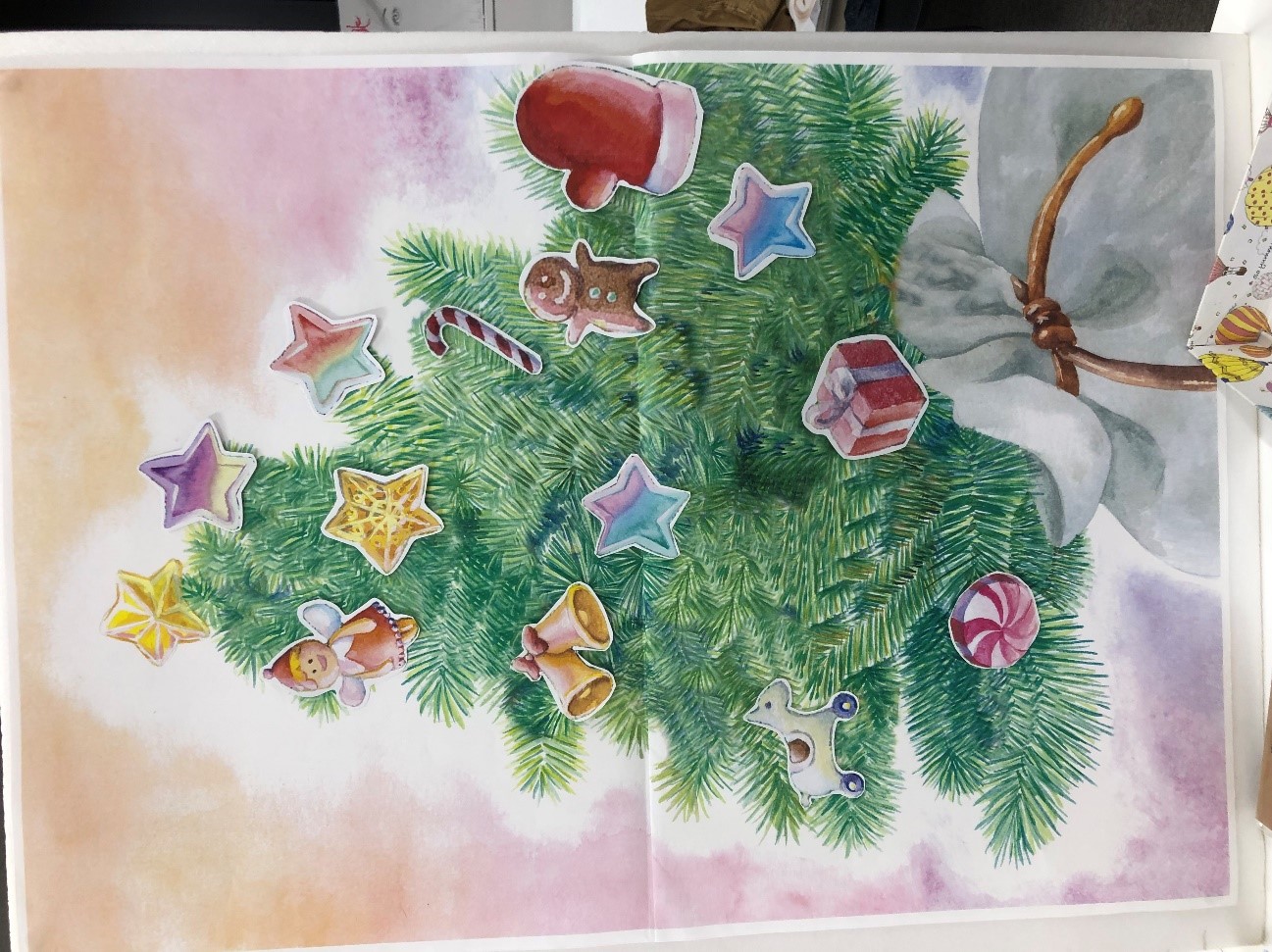 完成したクリスマスツリーイメージ画像